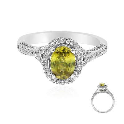 Anello in oro con Sfene (CIRARI)