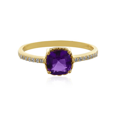 Anello in argento con Ametista