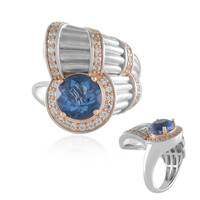 Anello in argento con Fluorite Cangiante (Dallas Prince Designs)