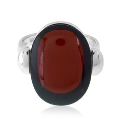 Anello in argento con Ambra Baltica