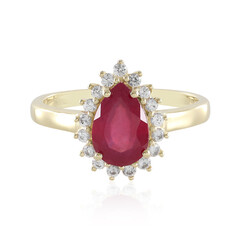 Anello in oro con Rubino del Madagascar