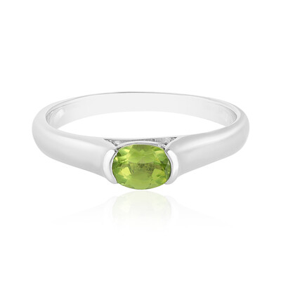 Anello in argento con Peridoto