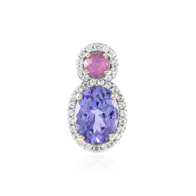 Ciondolo in oro con Tanzanite
