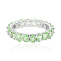 Anello in argento con Tsavorite