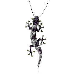 Collana in argento con Tsavorite (Dallas Prince Designs)