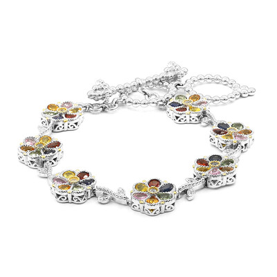 Bracciale in argento con Zaffiro Fancy (Dallas Prince Designs)