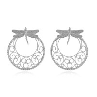 Orecchini in argento (Joias do Paraíso)