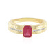 Anello in argento con Rubino Bemainty (SAELOCANA)