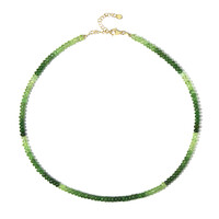 Collana in argento con Tsavorite della Tanzania
