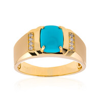 Anello in oro con Turchese Sleeping Beauty (CIRARI)