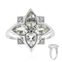 Anello in argento con Ametista Verde (Remy Rotenier)