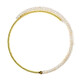 Collana rigida in acciaio con Ematite Dorata (Riya)