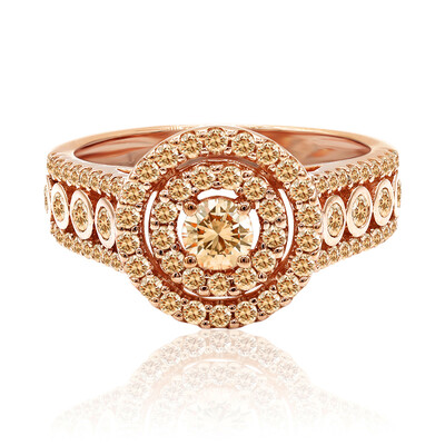 Anello in oro con Diamante Rose de France SI1 di Argyle (Annette)