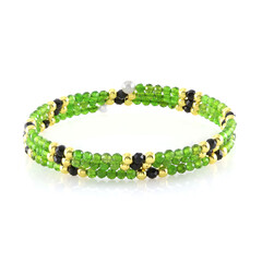 Bracciale in acciaio con Spinello Nero (Riya)