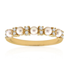 Anello in argento con Perla di Acqua Dolce