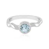 Anello in argento con Topazio Blu Cielo