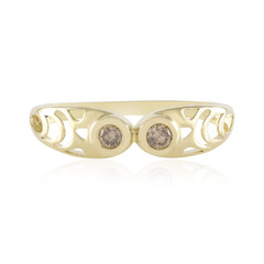 Anello in oro con Diamante Champagne I2 (Ornaments by de Melo)