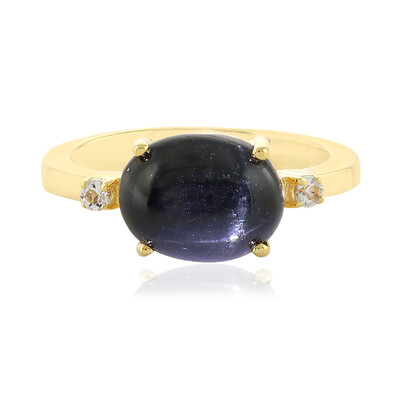 Anello in argento con Diopside Stellato d'India