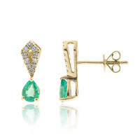 Orecchini in oro con Smeraldo Zambia AAA (CIRARI)