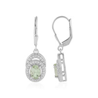 Orecchini in argento con Granato Menta Merelani