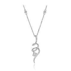 Collana in oro con Diamante I1 (H) (CIRARI)