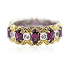 Anello in argento con Rodolite (Dallas Prince Designs)