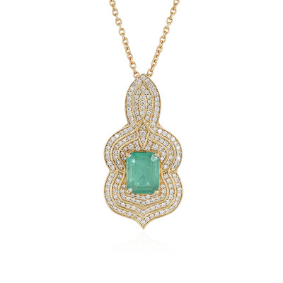 Collana in oro con Smeraldo Colombiano (de Melo)