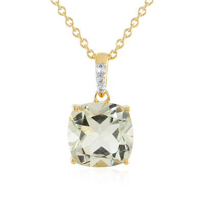 Collana in argento con Ametista Verde