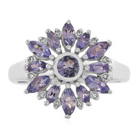 Anello in argento con Tanzanite