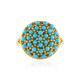 Anello in argento con Turchese Sleeping Beauty (Faszination Türkis)