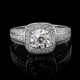 Anello in oro con Diamante Flawless (F) (LUCENT DIAMONDS)