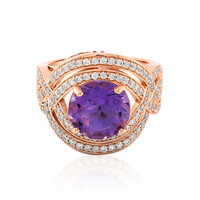 Anello in argento con Ametista