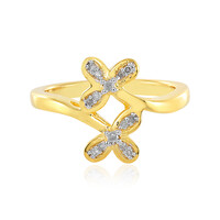 Anello in argento con Diamante I2 (I)