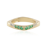 Anello in oro con Smeraldo Russo (de Melo)