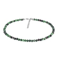 Collana in argento con Rubino Zoisite