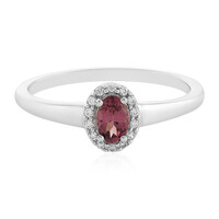 Anello in argento con Granato Malaya