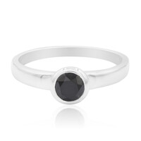 Anello in argento con Diamante Nero