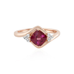 Anello in argento con Granato Malawi