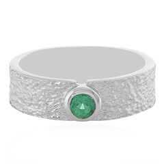 Anello in argento con Smeraldo Etiope