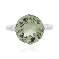 Anello in argento con Ametista Verde