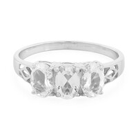 Anello in argento con Goshenite