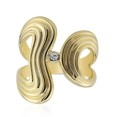 Anello in argento con Diamante SI1 (G) (Annette)