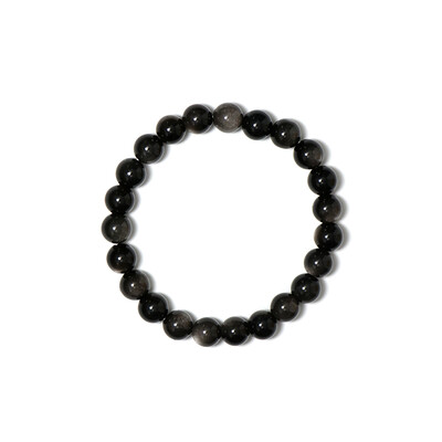 Bracciale con Ossidiana Argentata