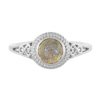 Anello in argento con Labradorite