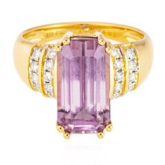 Anello in oro con Diasporo Rosa (AMAYANI)