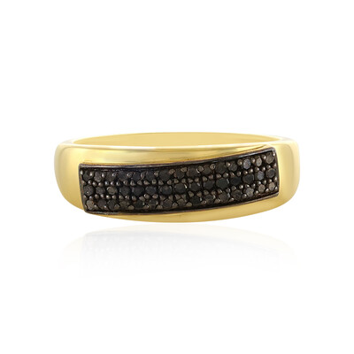 Anello in argento con Diamante Nero