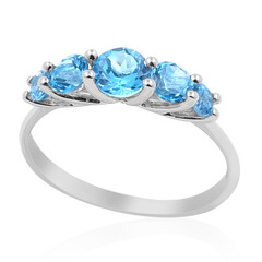 Anello in argento con Topazio Marambaia