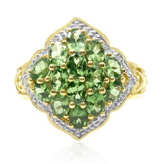 Anello in oro con Tsavorite