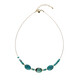 Collana in acciaio inossidabile con Turchese