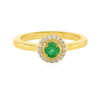 Anello in argento con Smeraldo Colombiano
